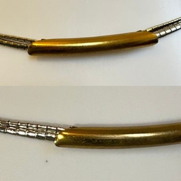 Vintage Judith Leiber Snake Chain Bar Belt – 70s- early 1980s, Rare, signed. main image 9